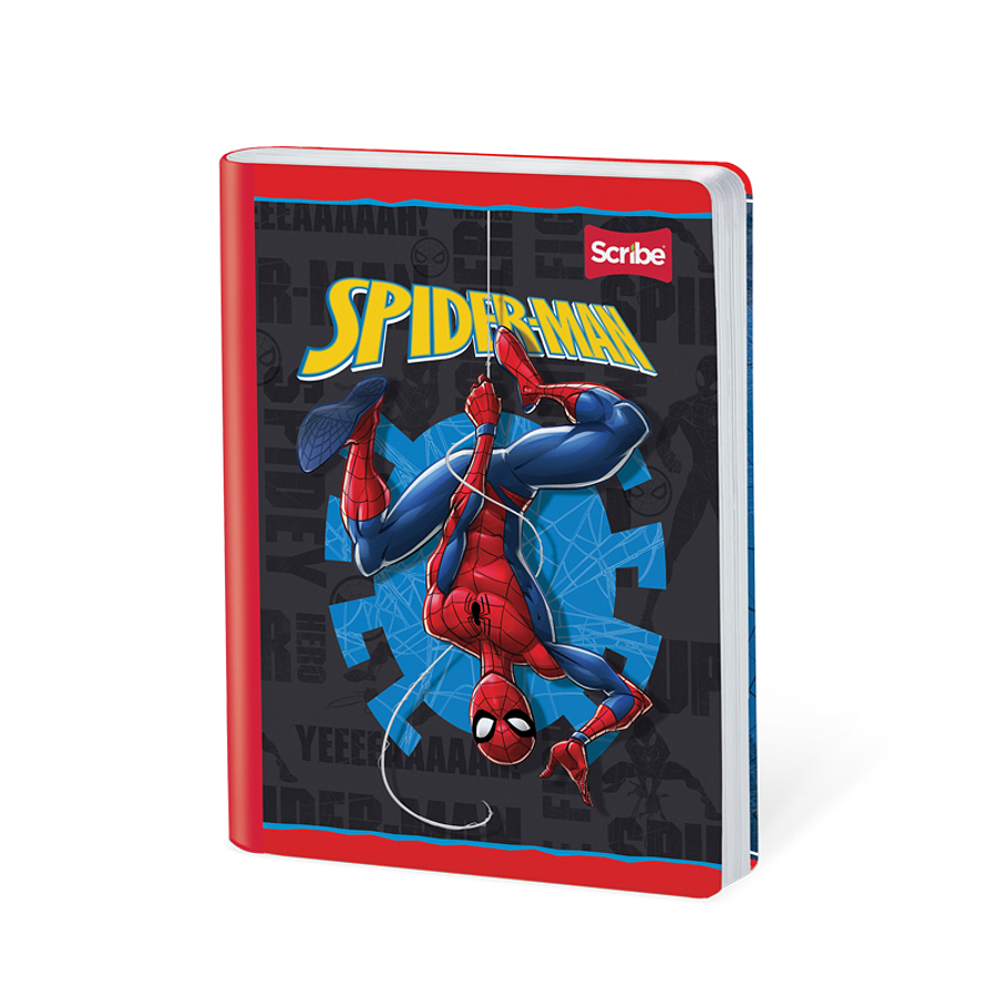 Cuaderno Cosido Spiderman 100 Hojas Doble Línea  2