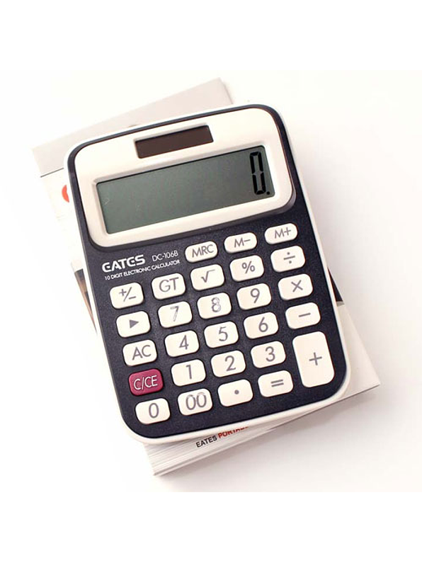 Calculadora Eates 10 Dígitos Azul/Blanco 1
