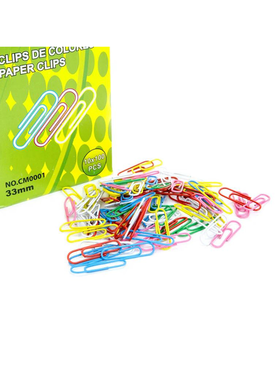 Clips Colores Click It X 100 Unidades 1