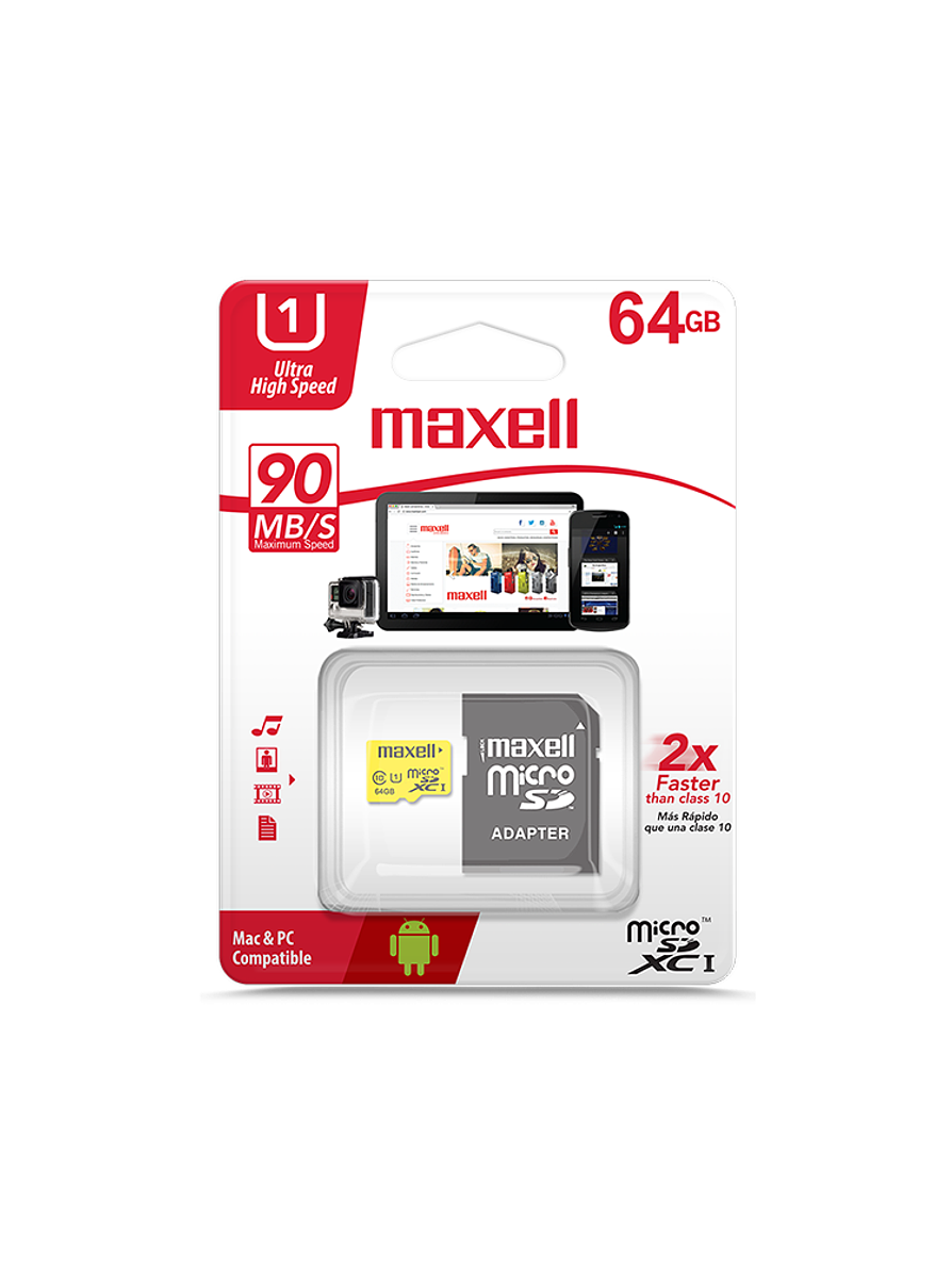 Memoria Micro SD 64 GB Ultra High Speed 1