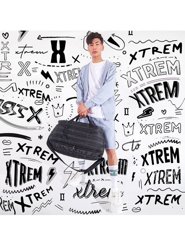 Bolso Deportivo De Mujer New Spinning Negro  5