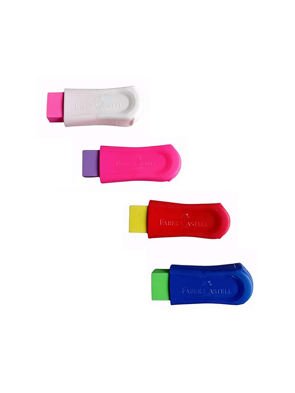 Tajalápiz Borrador Faber-Castell T-K Mix Neón 2