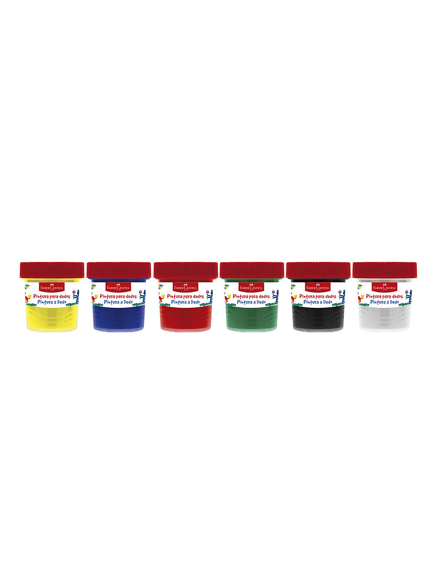 Pintura A Dedo Little Creatives X 6 Unidades 2