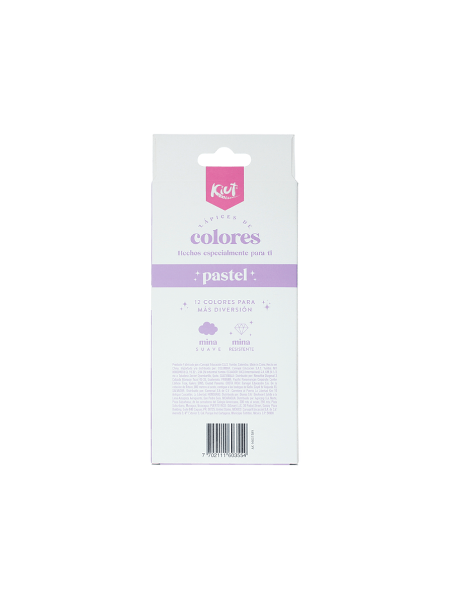 Colores Kiut Pastel X 12 Unidades 4
