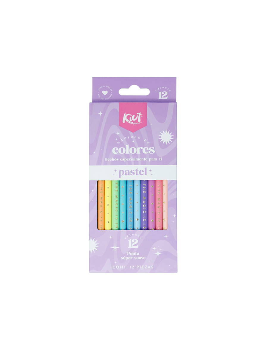 Colores Kiut Pastel X 12 Unidades 1