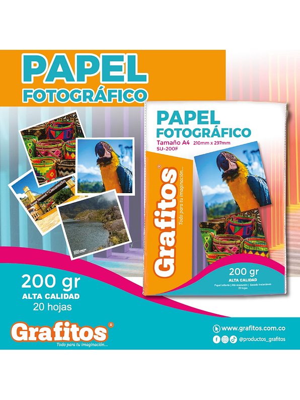 Papel Fotográfico 200 Gramos  1