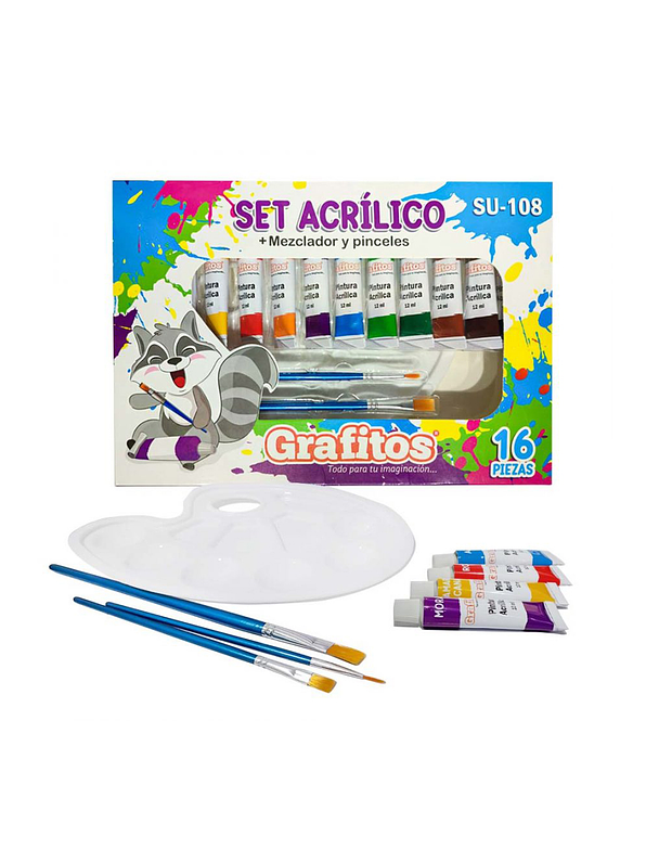 Estuche Acrílico Grafitos  1