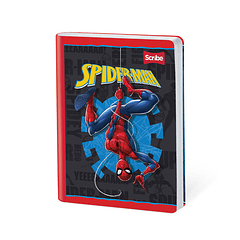 Cuaderno Cosido Spiderman Doble Línea 50 Hojas