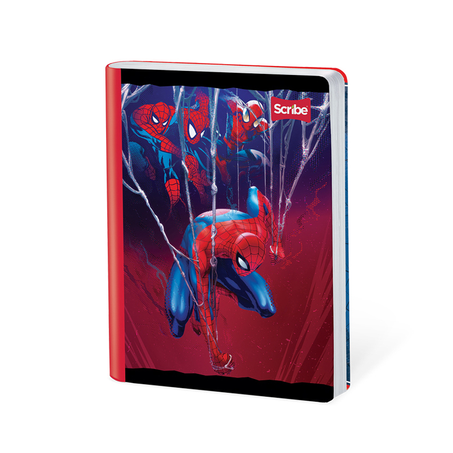 Cuaderno Cosido Spiderman Doble Línea 50 Hojas 3