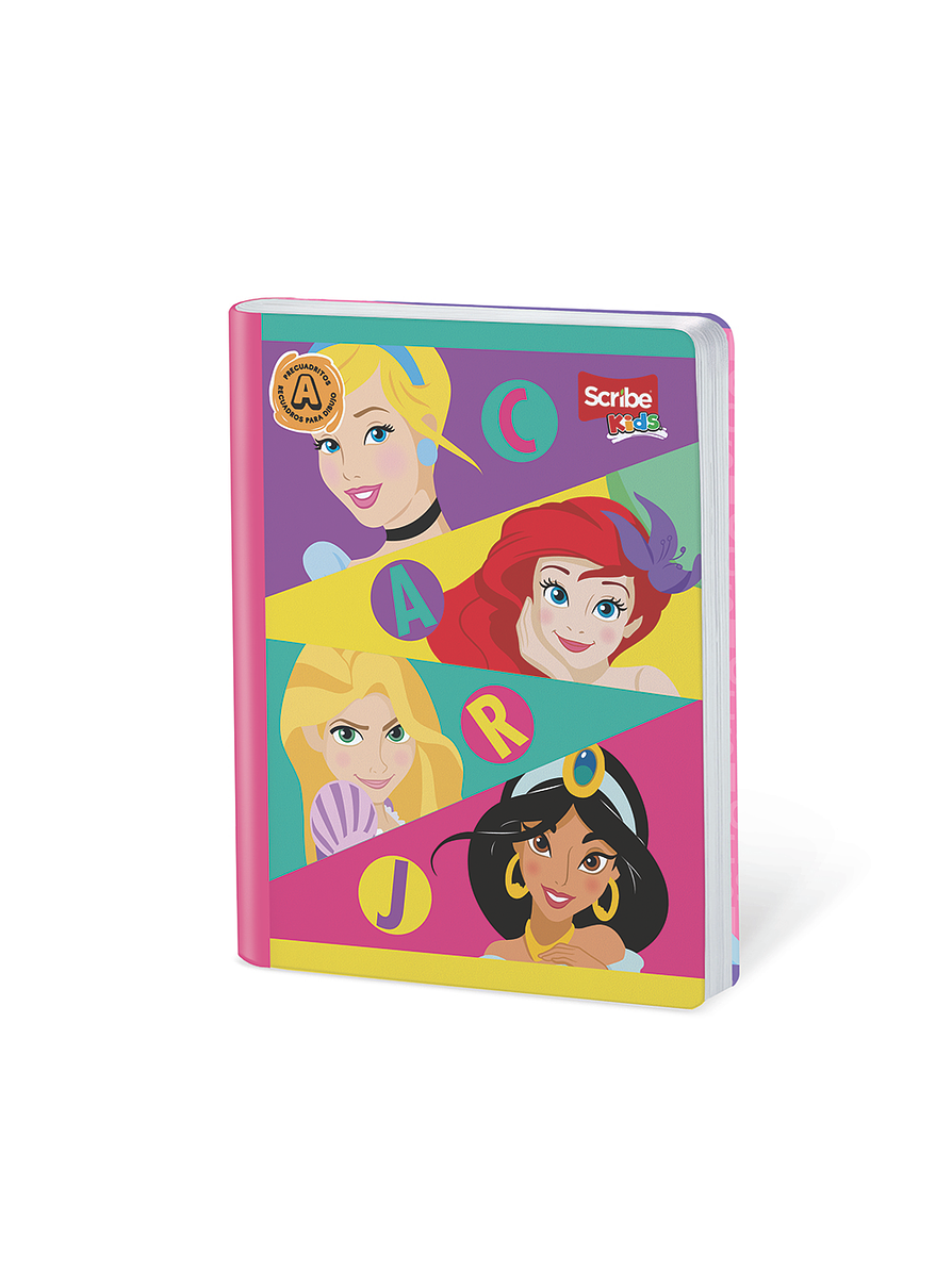 Cuaderno Cosido Princesas Líneas 100 Hojas  4