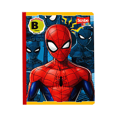 Cuaderno Cosido Spiderman 100 Hojas Cubitos B
