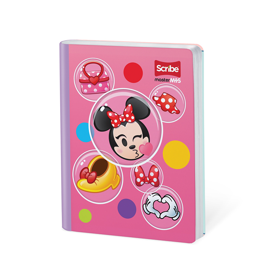 Cuaderno Cosido Cuadros Disney Emoji 100 Hojas  7