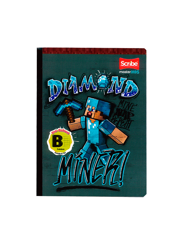 Cuaderno Cosido Master 100 Hojas Cubitos B 4