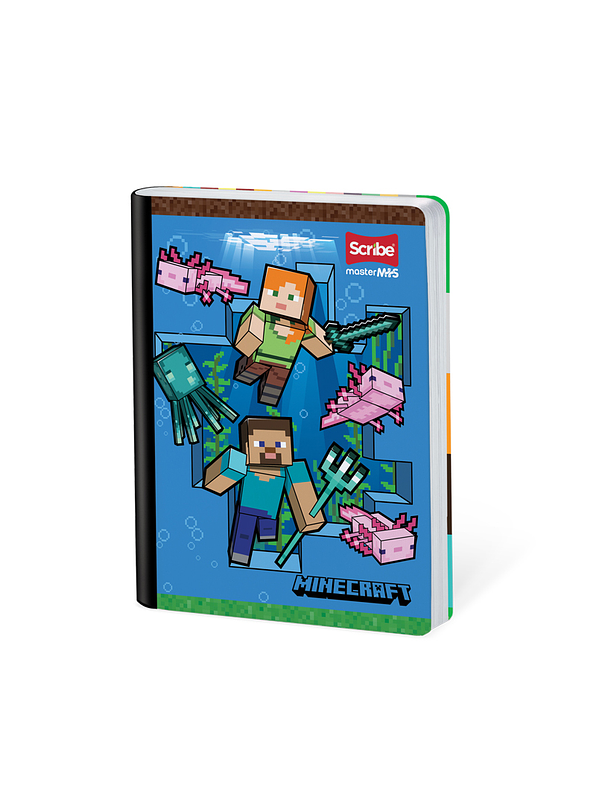 Cuaderno Cosido Minecraft 100 Hojas Doble Línea 2