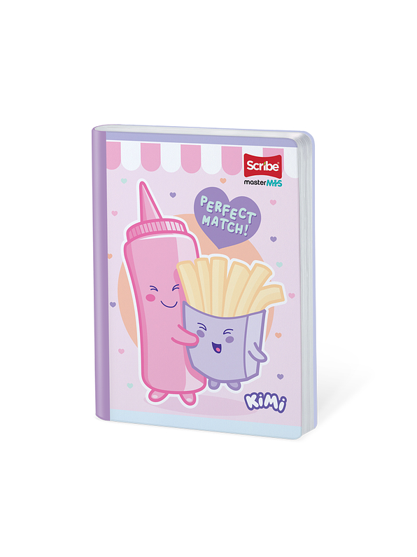 Cuaderno Cosido Kimi 100 Hojas Doble Línea 1