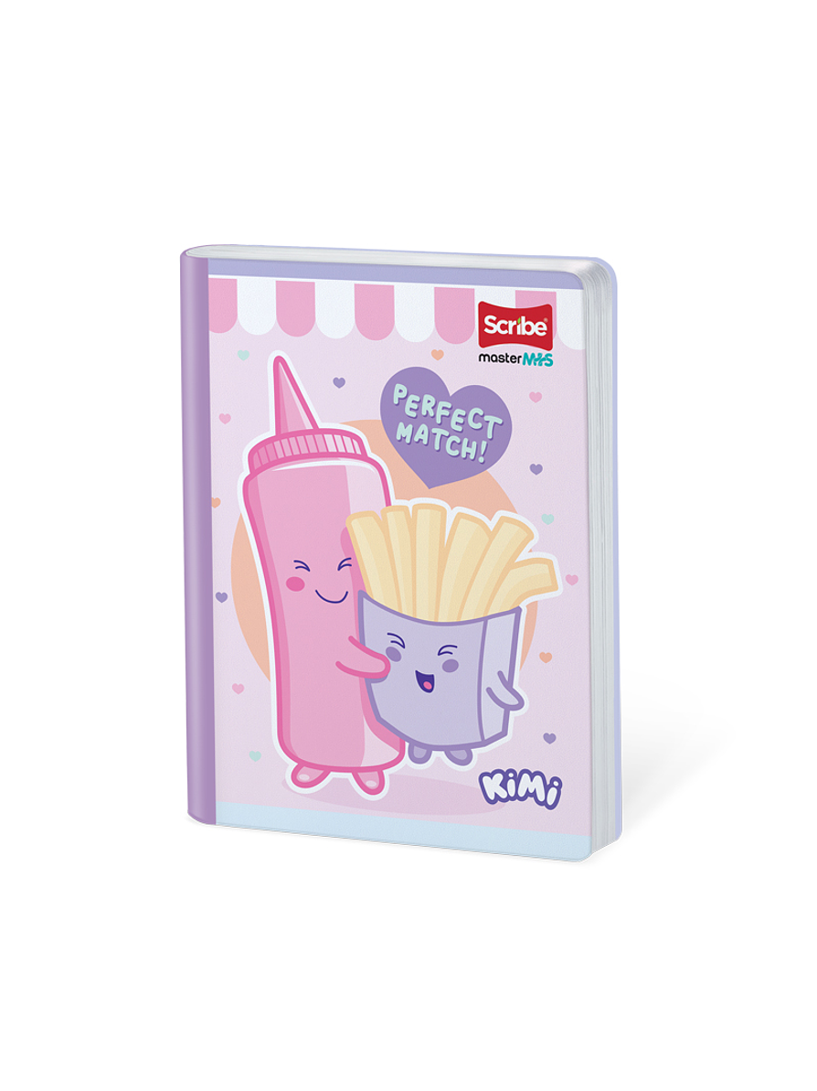 Cuaderno Cosido Kimi 100 Hojas Doble Línea 1