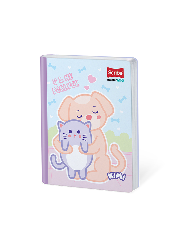 Cuaderno Cosido Kimi 100 Hojas Doble Línea 2
