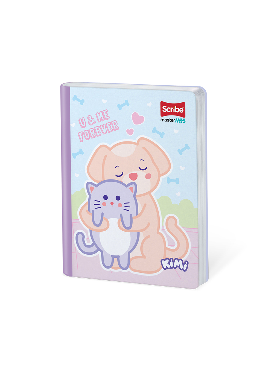 Cuaderno Cosido Kimi 100 Hojas Doble Línea 2
