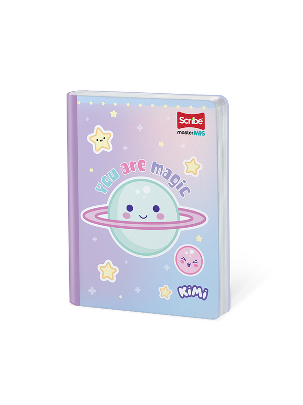 Cuaderno Cosido Kimi 100 Hojas Doble Línea 4