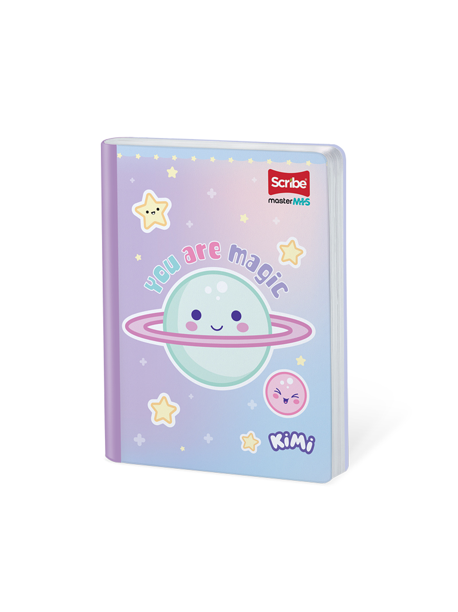 Cuaderno Cosido Kimi 100 Hojas Doble Línea 4