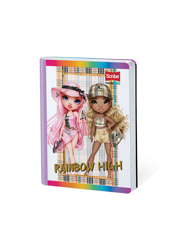 Cuaderno Cosido Master Niñas 100 Hojas Cuadritos B 3