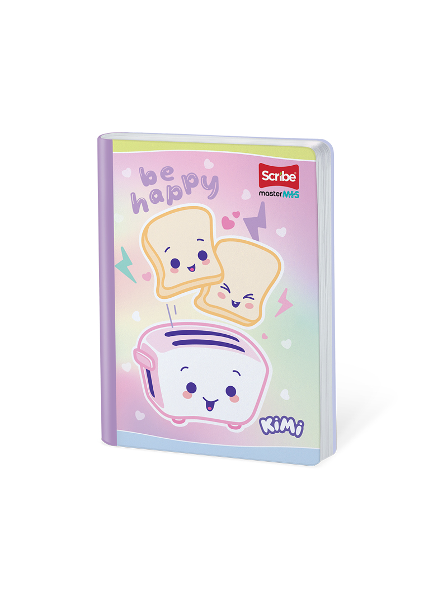 Cuaderno Cosido Master Niñas 100 Hojas Cuadritos B 6