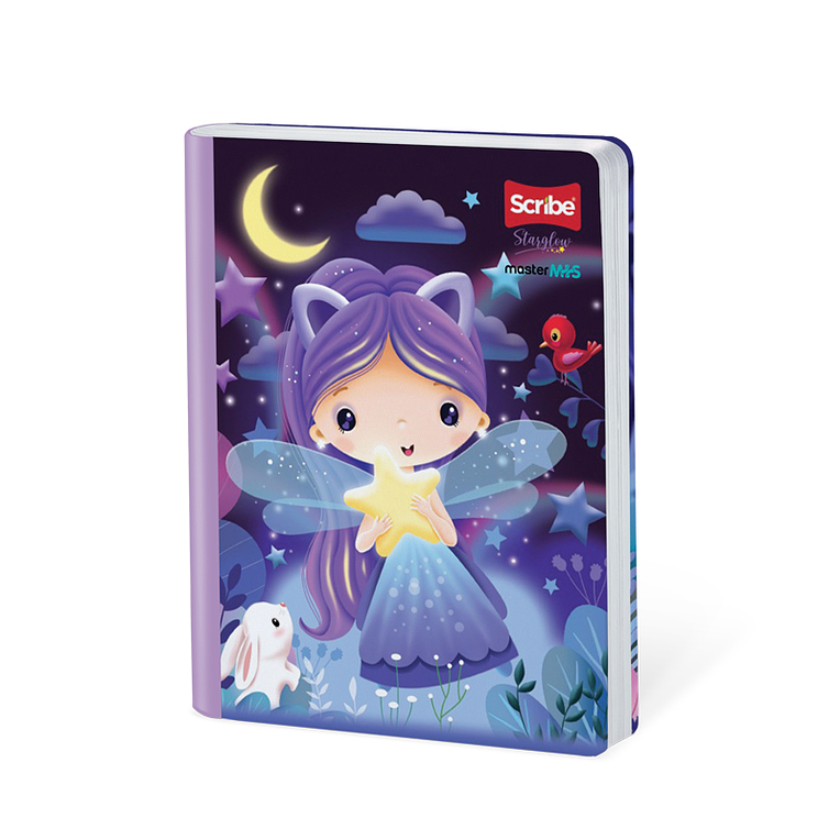 Cuaderno Cosido Starglow 100 Hojas Líneas 4