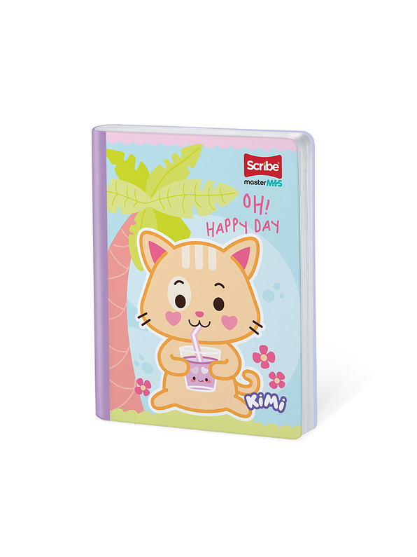 Cuaderno Cosido Kimi 100 Hojas Líneas 7