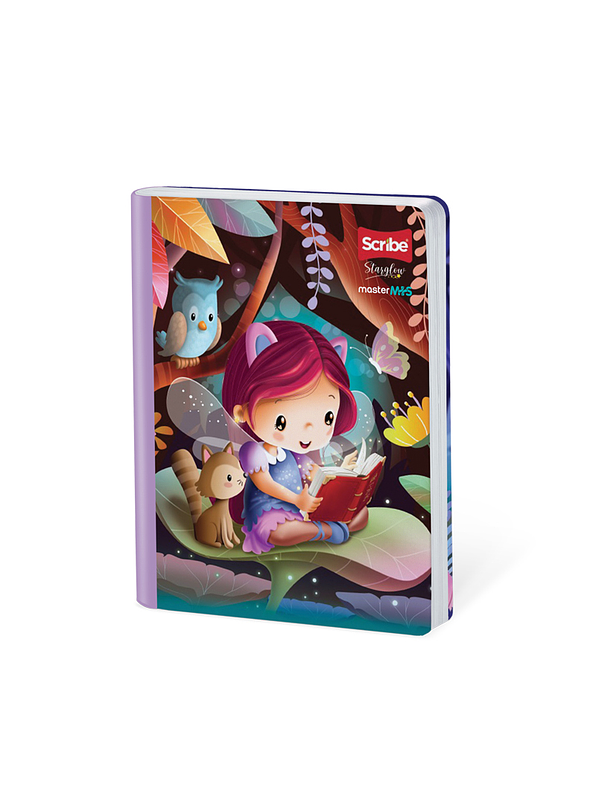 Cuaderno Cosido Master Niñas 100 Hojas Rengloncitos C 5