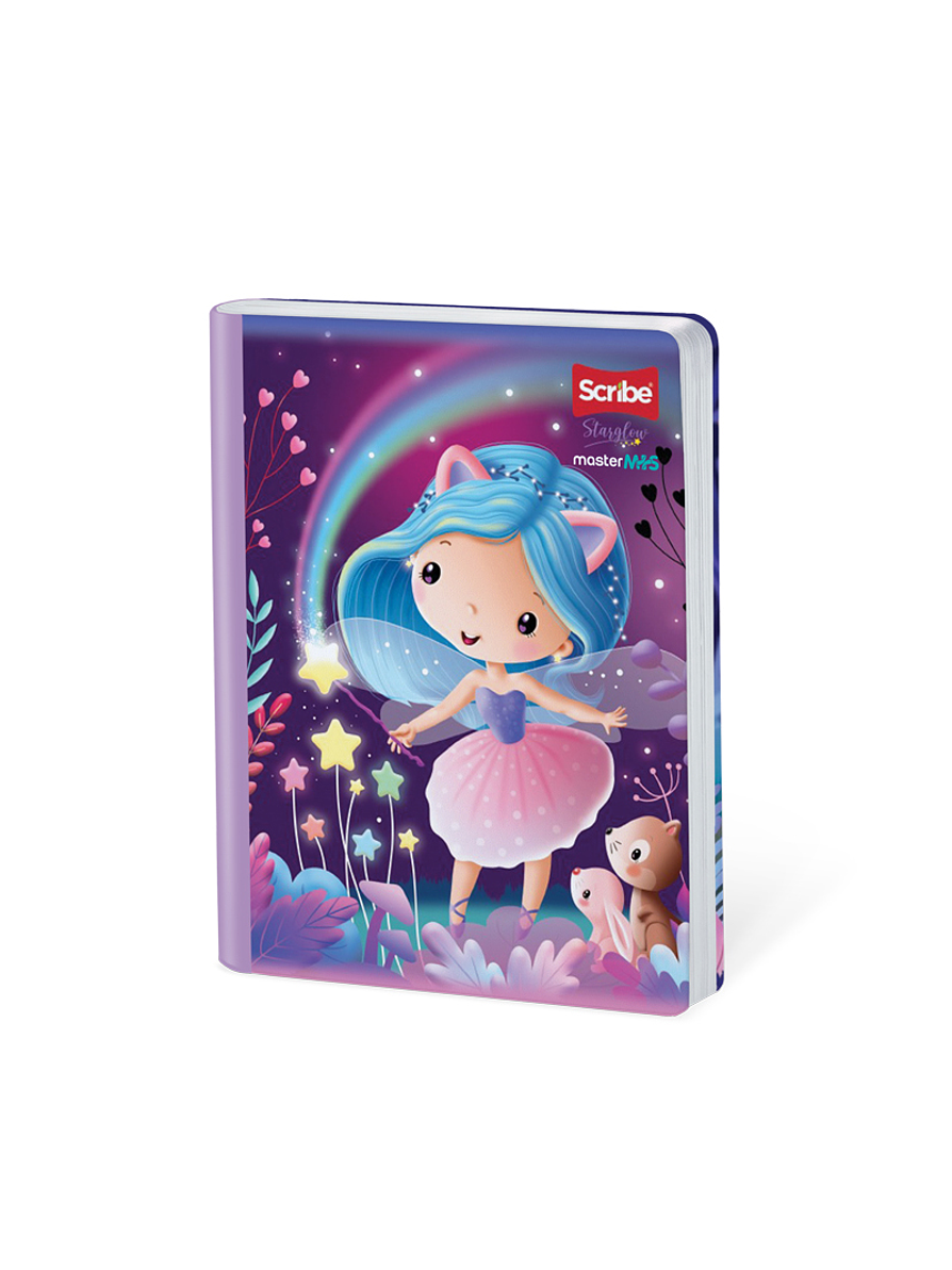 Cuaderno Cosido Starglow 100 Hojas Doble Línea 1