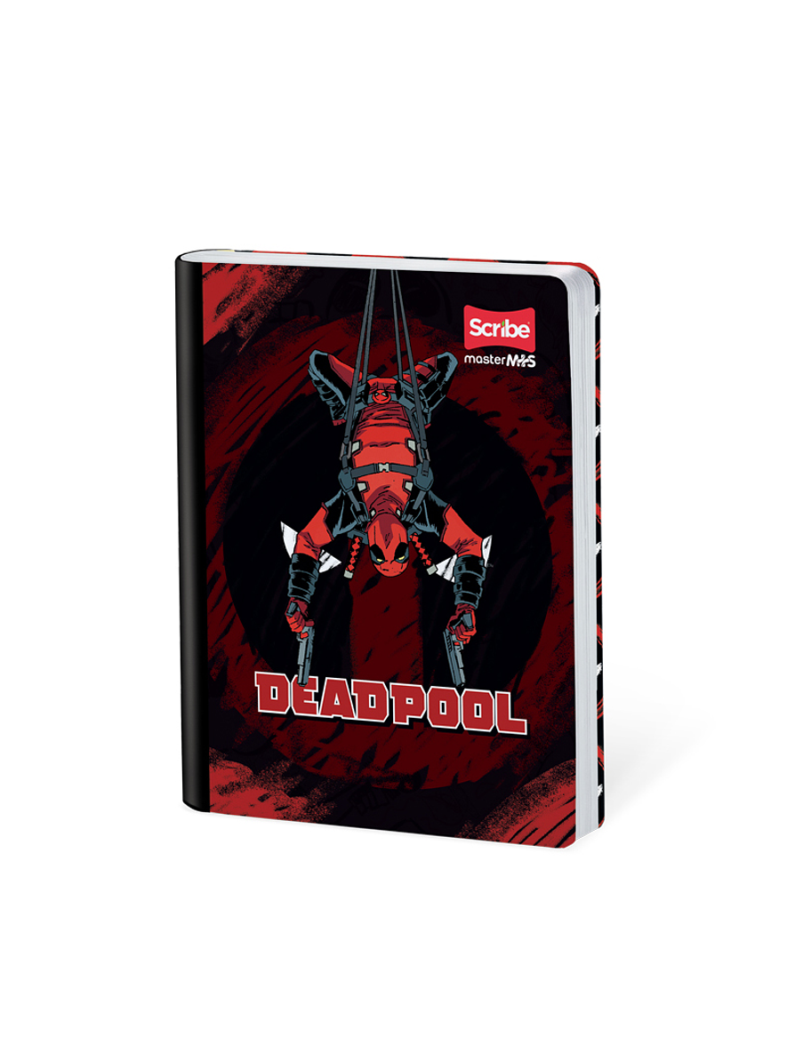Cuaderno Cosido Deadpool 100 Hojas Líneas 1