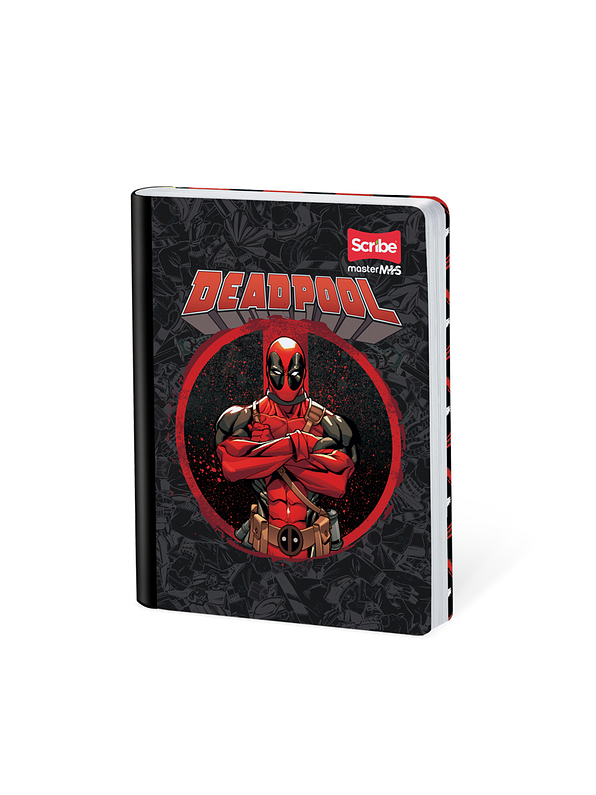 Cuaderno Cosido Deadpool 100 Hojas Líneas 2