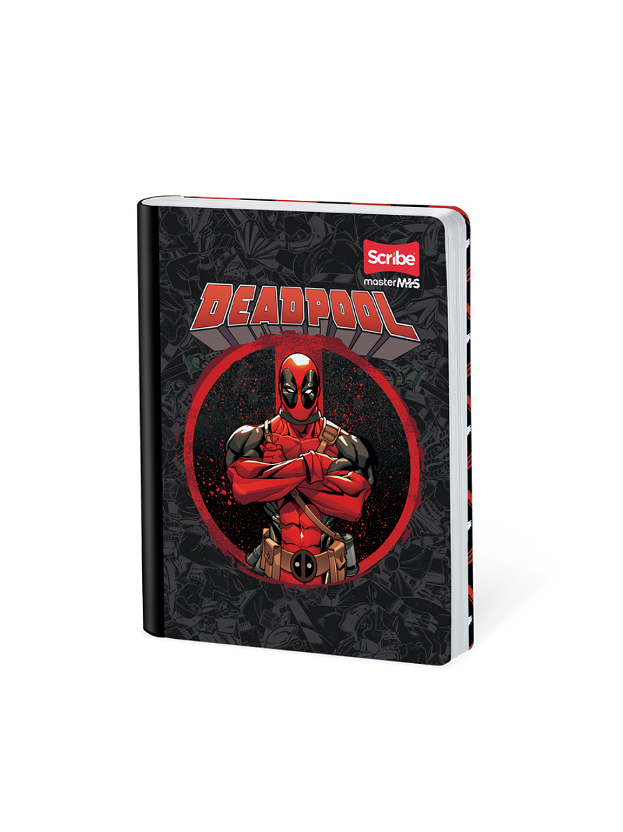 Cuaderno Cosido Deadpool 100 Hojas Líneas 2