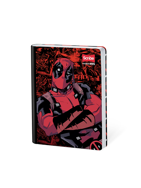 Cuaderno Cosido Deadpool 100 Hojas Líneas 3