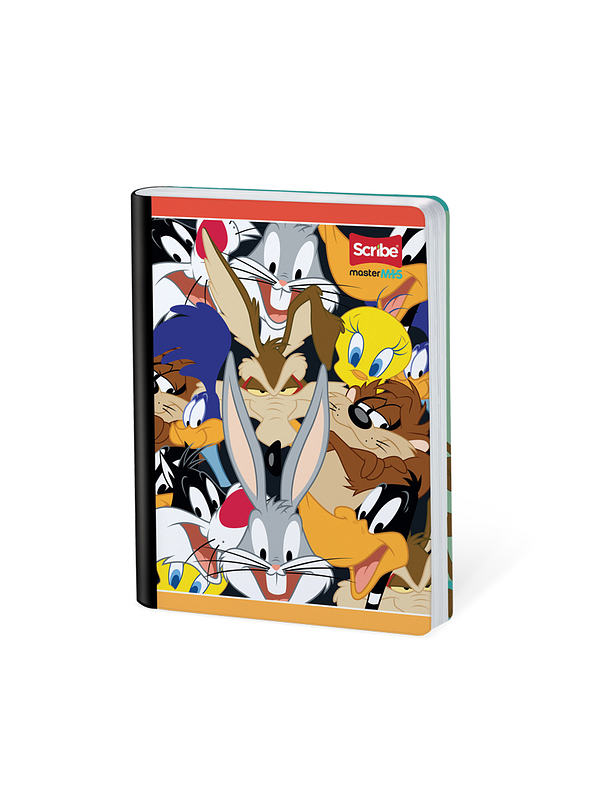 Cuaderno Cosido Looney Tunes 100 Hojas Líneas 2
