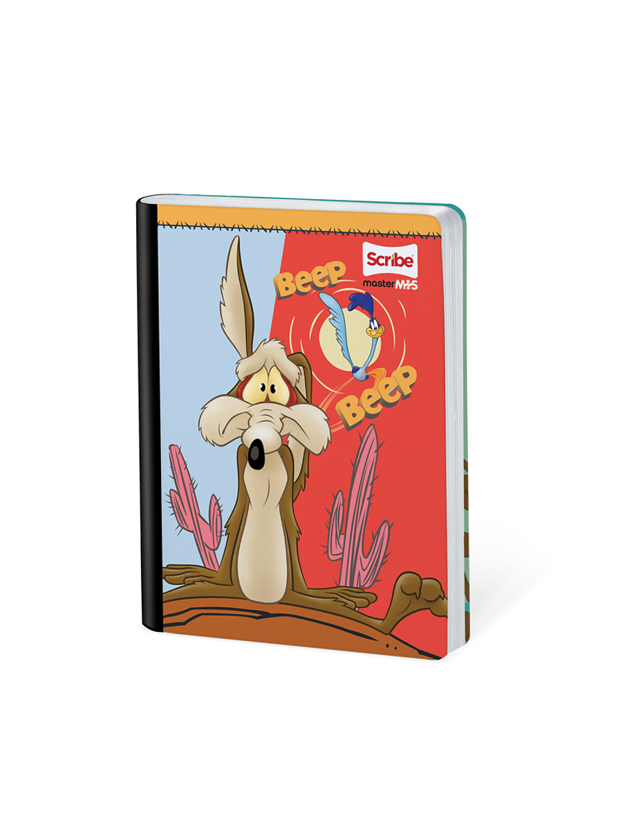 Cuaderno Cosido Looney Tunes 100 Hojas Líneas 4