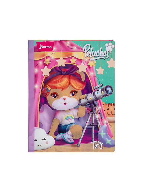 Cuaderno Cosido Peluches 100 Hojas Doble Línea  6