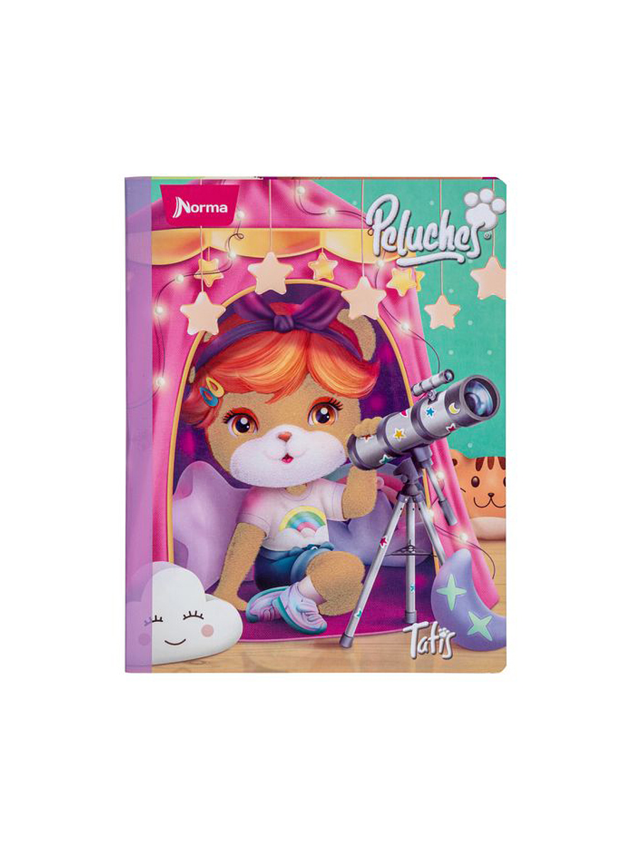 Cuaderno Cosido Peluches 100 Hojas Doble Línea  6
