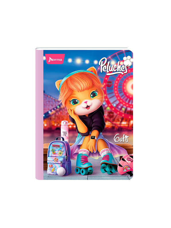 Cuaderno Cosido Peluches 50 Hojas Doble Línea 4