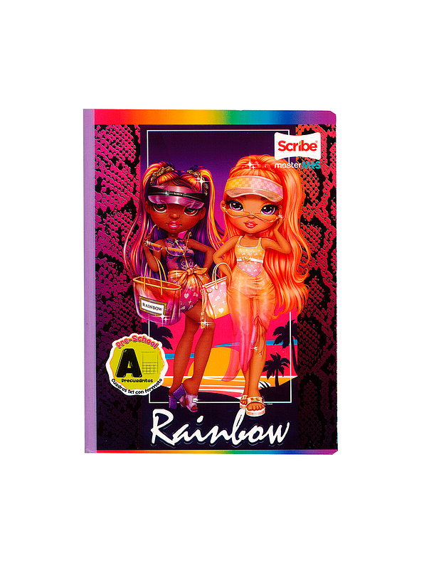 Cuaderno Cosido Master Niñas 100 Hojas Pre-Cuadritos A 2