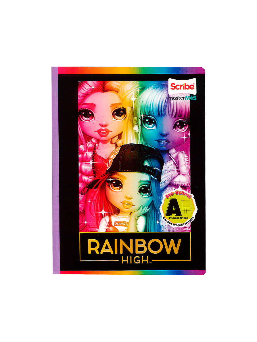 Cuaderno Cosido Master Niñas 100 Hojas Pre-Cuadritos A 5