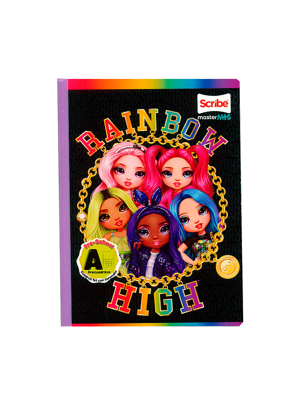 Cuaderno Cosido Master Niñas 100 Hojas Pre-Cuadritos A 6