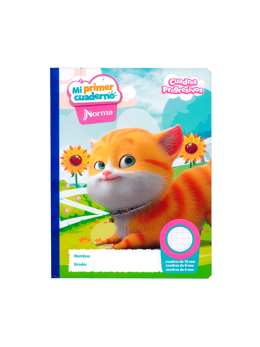 Mi Primer Cuaderno Cuadros Progresivos Niña 100 Hojas 1