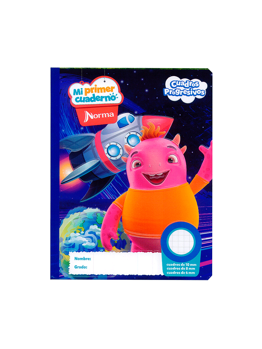 Mi Primer Cuaderno Cuadros Progresivos Niño 100 Hojas 2