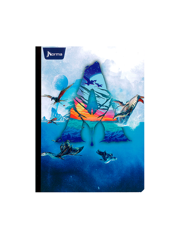 Cuaderno Cosido Avatar 100 Hojas Cuadros  5