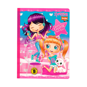 Cuaderno Cosido XPression Niñas 100 Hojas Cubitos B