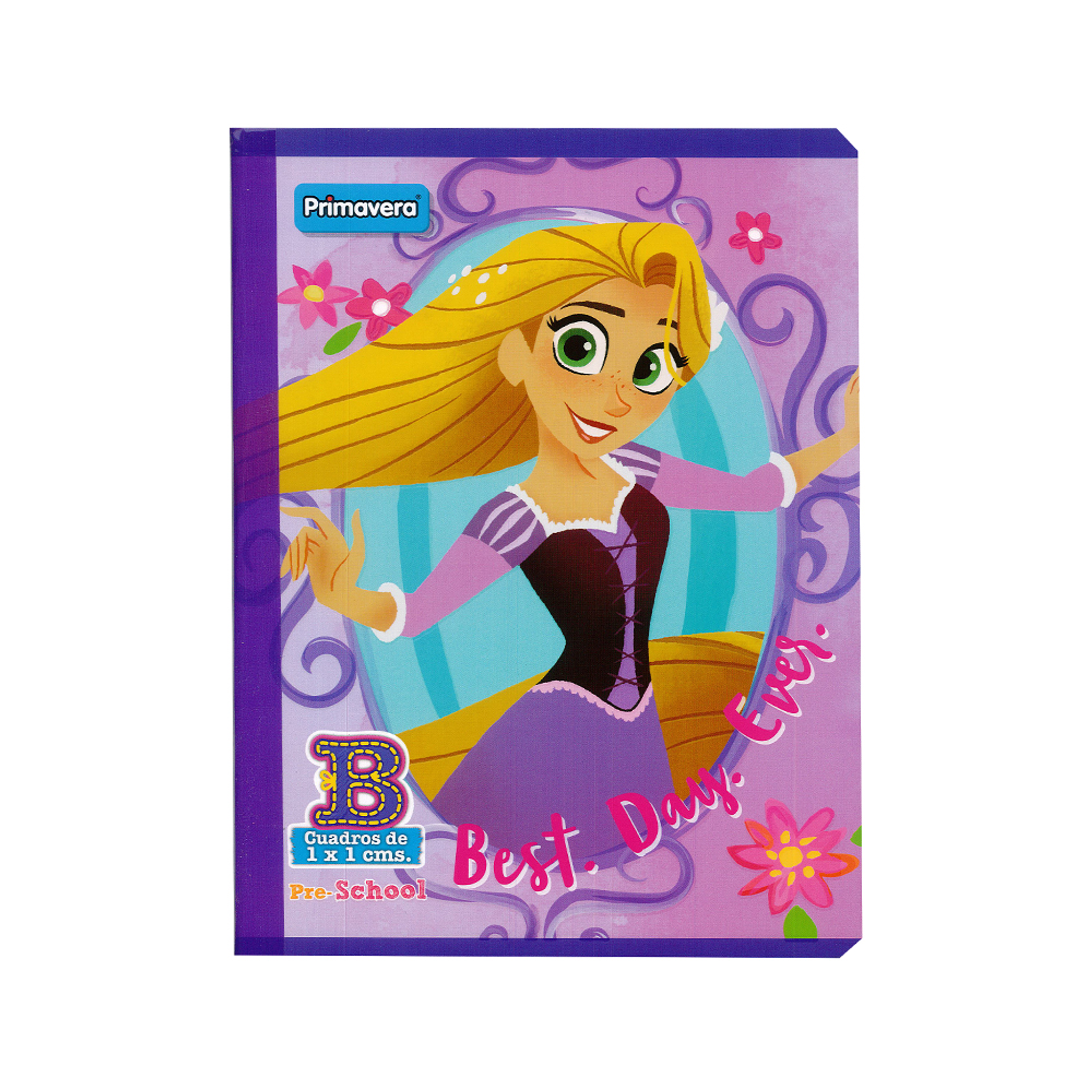 Cuaderno Cosido Primavera Disney 100 Hojas Cuadritos B Niña 1