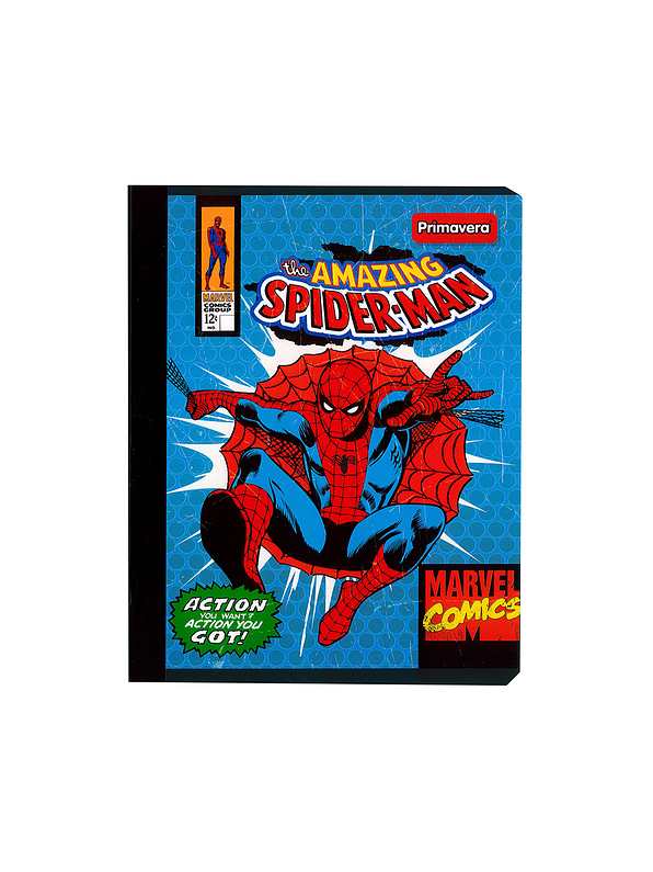 Cuaderno Cosido Masculino Primavera 100 Hojas Cuadros  3