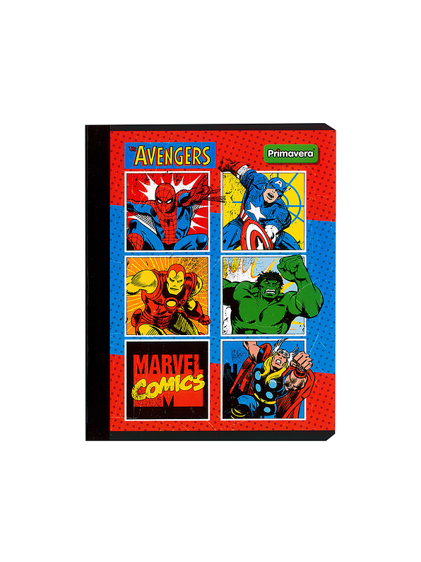 Cuaderno Cosido Masculino Primavera 100 Hojas Cuadros  2