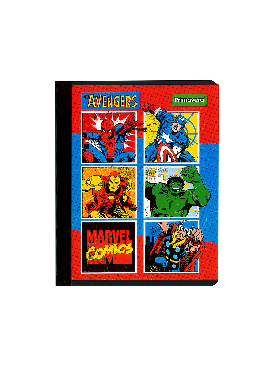 Cuaderno Cosido Masculino Primavera 100 Hojas Cuadros  2